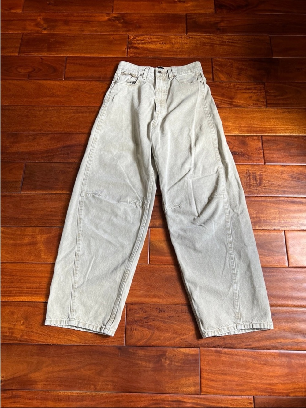 Tan BDG High Rise Extreme Baggy Jeans